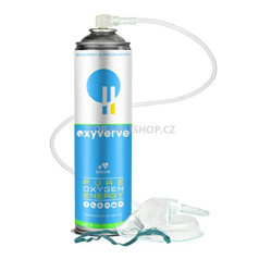 O2 Inhalační kyslík 14 litrů OXYVERVE - s obličejovou silikonovou maskou